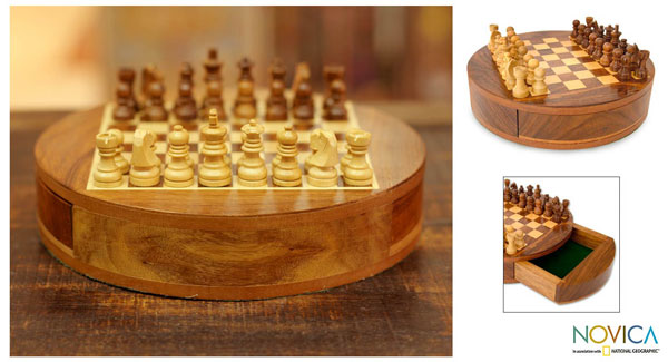 NOVICA Handmade Chess Set