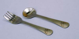 Untangled Living Butterfly Fork and Spoon
