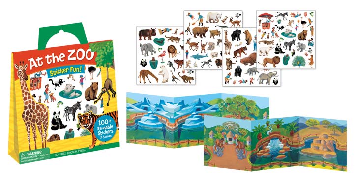 Peaceable Kingdom At the Zoo Sticker Pack