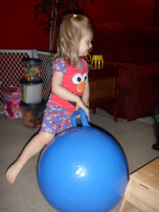 First Fitness 18-Inch Hop Ball from Aqua Leisure