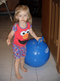 First Fitness 18-Inch Hop Ball from Aqua Leisure
