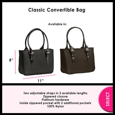 Luvali Classic Convertibles Handbag