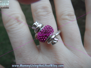 WHIMSY Sophia Ring with Glimmer Bead in Stiletto