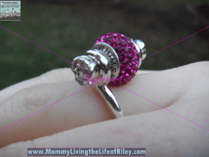 WHIMSY Sophia Ring with Glimmer Bead in Stiletto