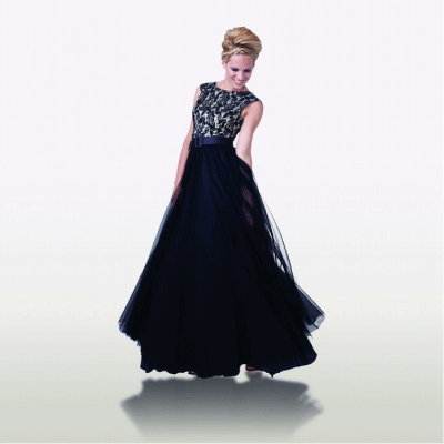 Bluegala Tulle Evening Gown