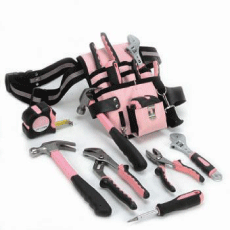 Little Pink Tools Little Pink Tool Pouch and Belt