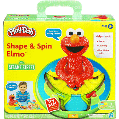 Play-Doh Shape and Spin Elmo