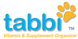 Tabbi Vitamin and Supplement Travel Organizer
