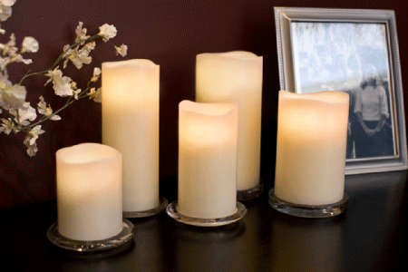 Enjoy Lighting Ivory Flameless LED Candles