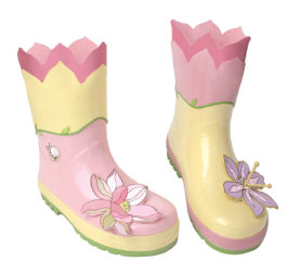 Kidorable Lotus Flower Rain Boots