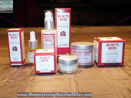 Burt's Bees Naturally Ageless Skin Care Products