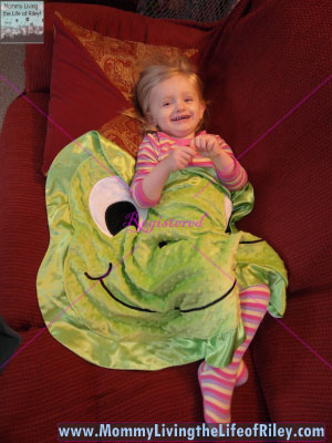 Happy Blankie Stomp the Happy Frog