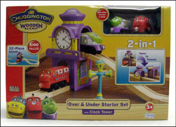 Learning Curve Chuggington Over and Under Starter Set with Clock Tower