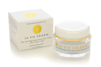 La Vie Celeste Day and Night Restorative Face Cream with R-Lipoic Acid