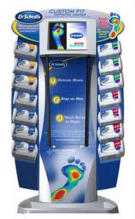 Dr. Scholl's Custom Fit Orthotic Inserts Kiosk