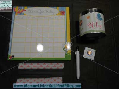 Frecklebox Personalized Chore Chart and Piggy Bank