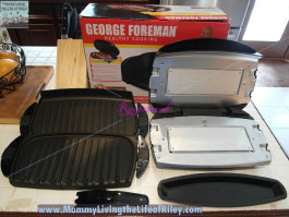 George Foreman The Next Grilleration Removable Plate Grill