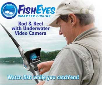FishEyes Rod & Reel with Underwater Video Camera