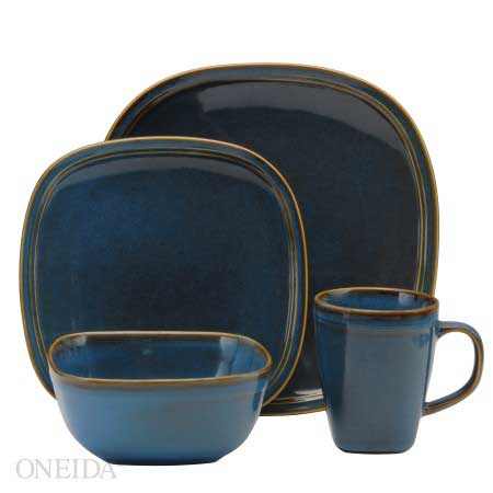 Oneida Asheville Denim Dinnerware Set