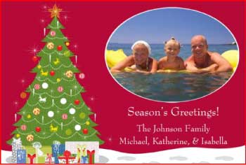 Storkie Summer Fun Christmas Card