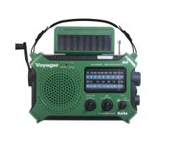 Wind & Weather Kaito Voyager Solar & Crank Weather Alert Multiband Radio with Cell Phone & mp3/iPod Charger