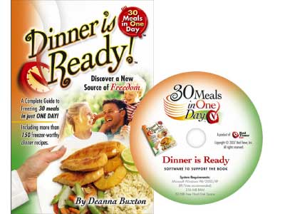 30 Meals in One Day Dinner is Ready Cookbook and Software Combo