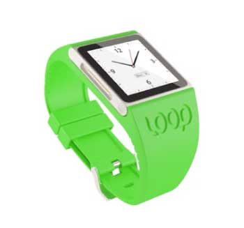 Loop Attachment Green LOOP Nano Silicone Watchband