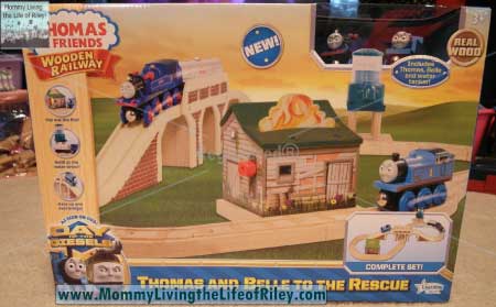 Learning Curve Thomas and Belle to the Rescue Wooden Railway Set