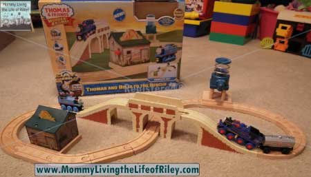 Learning Curve Thomas and Belle to the Rescue Wooden Railway Set