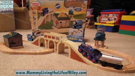 Learning Curve Thomas and Belle to the Rescue Wooden Railway Set
