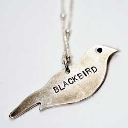 Luscious Metals Blackbird Necklace