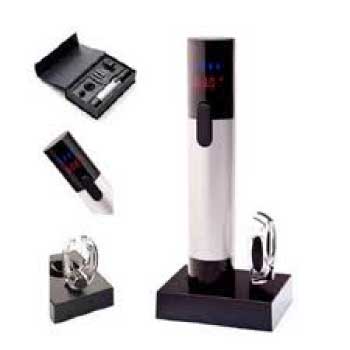 Ozeri Maestro Electric Wine Opener with Digital Thermometer