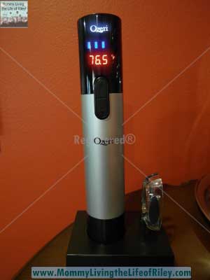 Ozeri Maestro Electric Wine Opener with Digital Thermometer