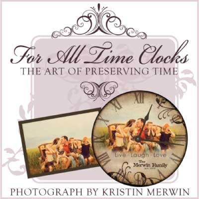 For All Time Clocks Personalized Design Clock