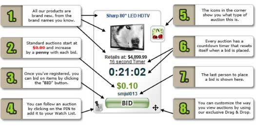 Beezid Online Penny Auction Site