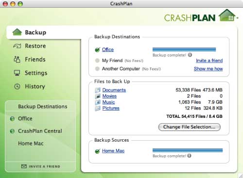 CrashPlan+ Unlimited Online Storage Solution