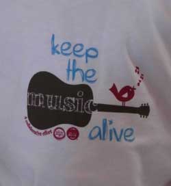 SlickSugar Keep the Music Alive Tee