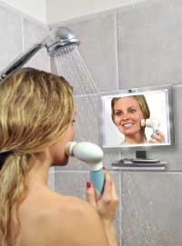 ToiletTree Products Deluxe LED Fogless Shower Mirror