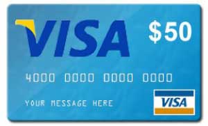 VISA $50 Gift Card