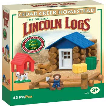 Lincoln Logs Cedar Creek Homestead from K'NEX