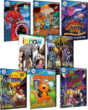 TV Flashbacks Retro Animated Children's DVDs