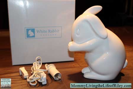 White Rabbit England Bone China Rabbit Night Light