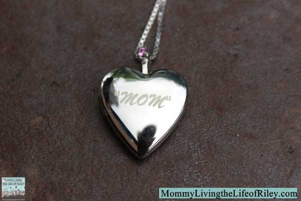 PicturesOnGold.com 2-Photo Sterling Silver Heart Locket with Custom Color Laser Engraving