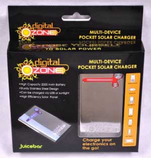 Juicebar Multi-Device Pocket Solar Charger