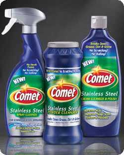 Comet Stainless Steel Cleansers