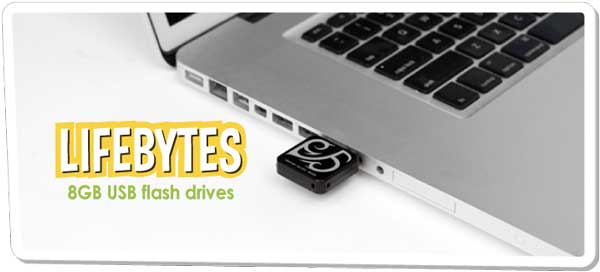 Dane-Elec LifeBytes 8GB USB Drive