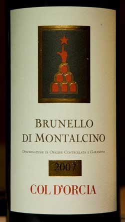 Col d'Orcia Brunello di Montalcino 2007