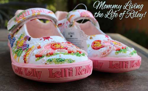 Lelli Kelly Zoo Girls Beaded Canvas Shoes