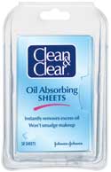 Clean & Clear Oil Absorbing Sheets