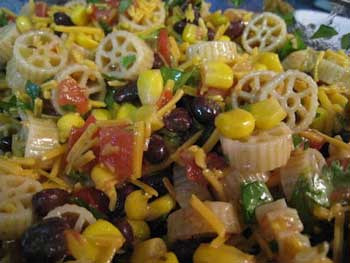 Wheels-on-the-Bus Pasta Salad